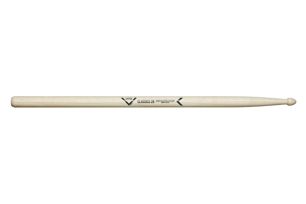 Vater Classics 2B trommestikker, hickory, træspids
