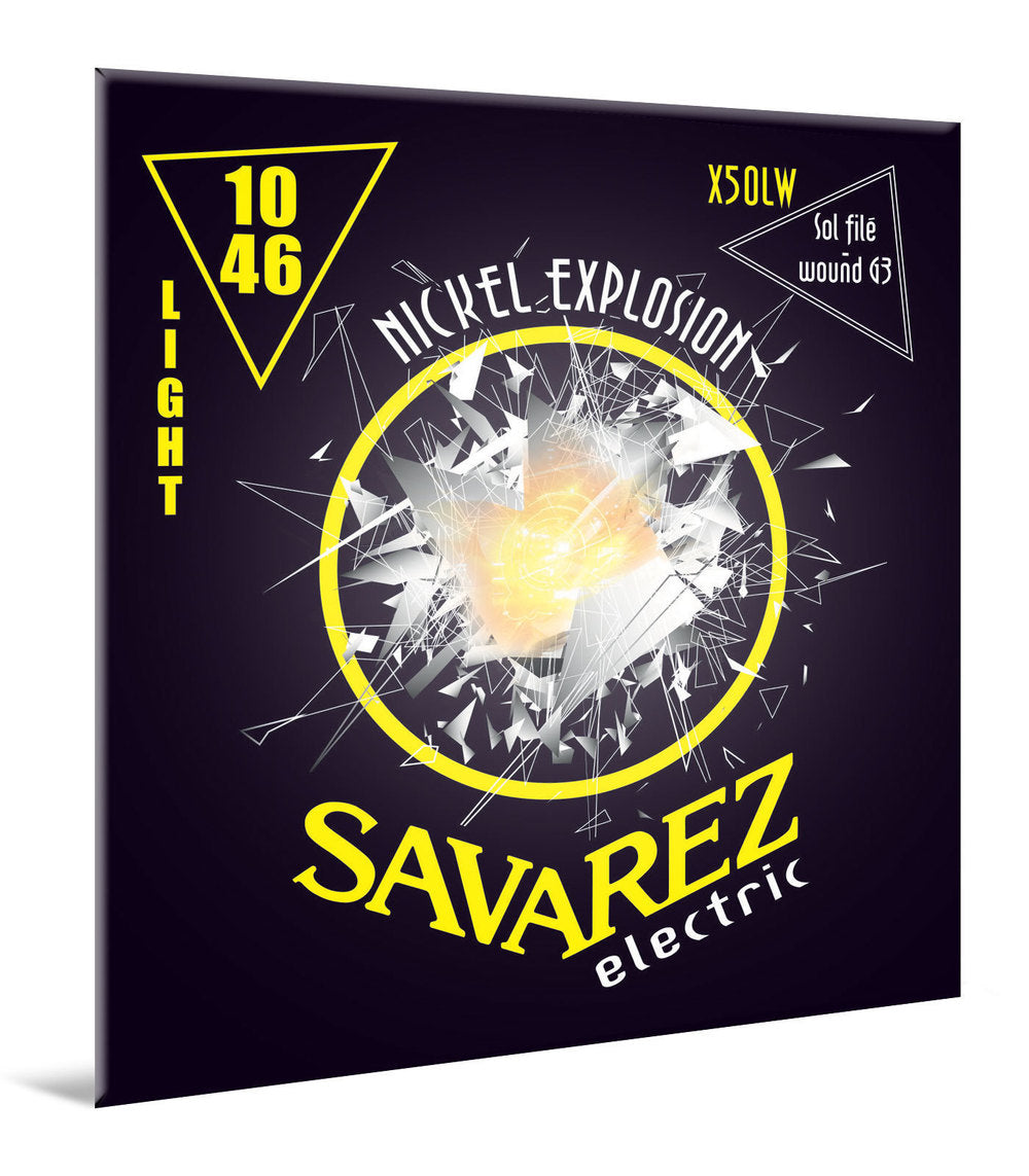 Savarez X50LW Nickel Explosion, light .010 till .046 med lindad G
