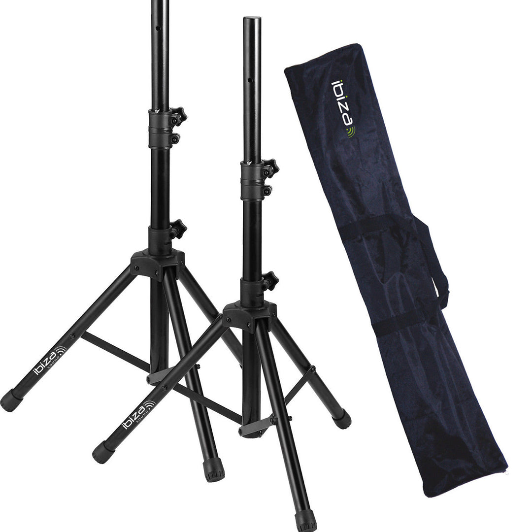 Högtalarstativ med påse 2 st. (30 kg, 1,20 m)