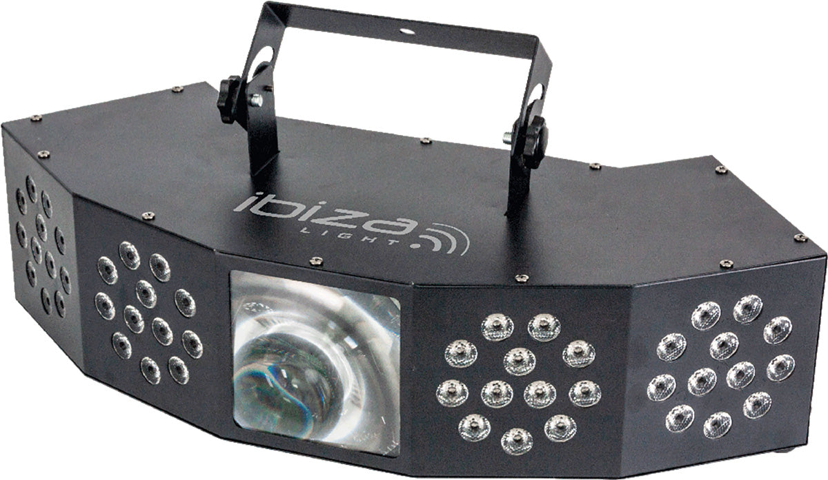 Ibiza Starwash 3-i-1 Discolampa med DMX