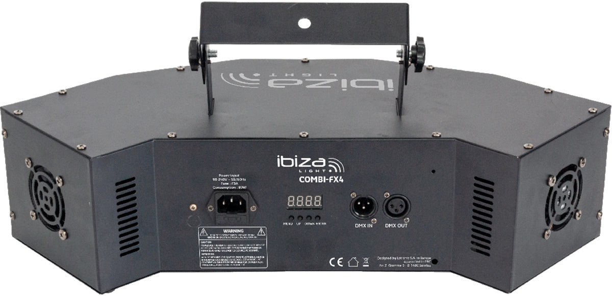 Ibiza Starwash 3-i-1 Discolampa med DMX