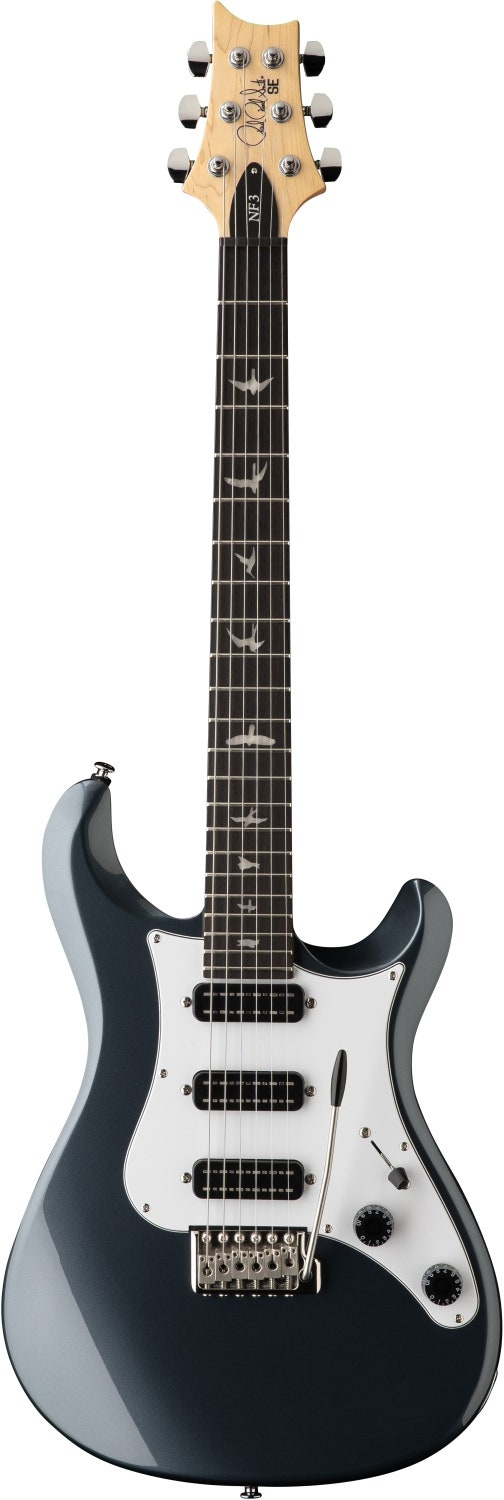 PRS SE NF3 Gun Metal Grey - Greppbräda i palisander