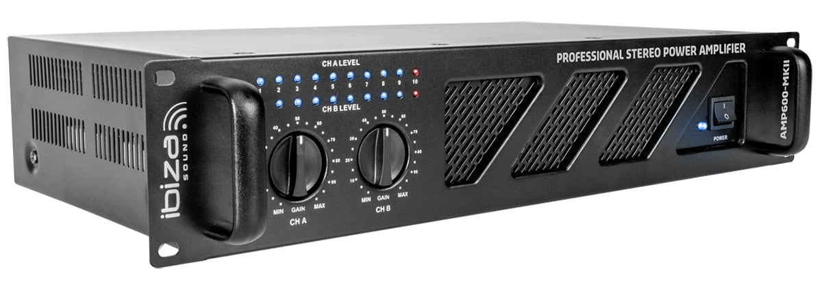 Ibiza AMP600-MKII effektförstärkare (2x480W)