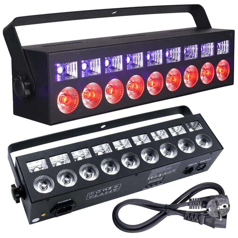 LIGHT4ME BATTEN MIX RGBW+UV väggtvätt LED BAR strobe