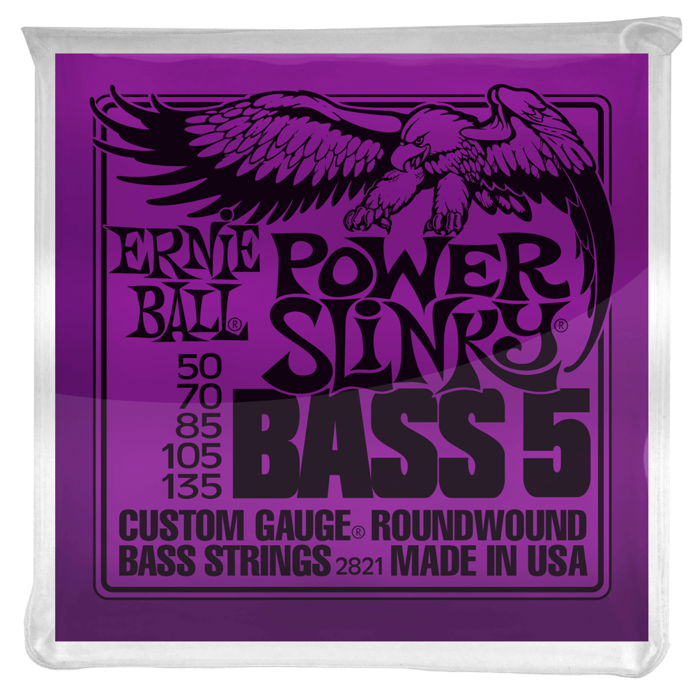 Ernie Ball Slinky Nickel Wound Bas Strings (5)