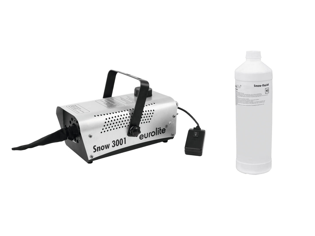EUROLITE Set Snow 3001 snömaskin + Snow Fluid 1 l