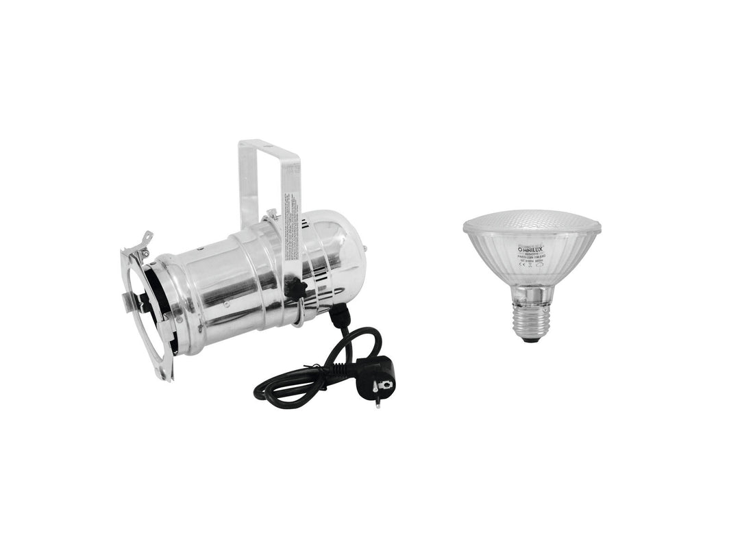 EUROLITE Set PAR-30 Spot silver + PAR-30 230V SMD 11W E-27 LED 6500K