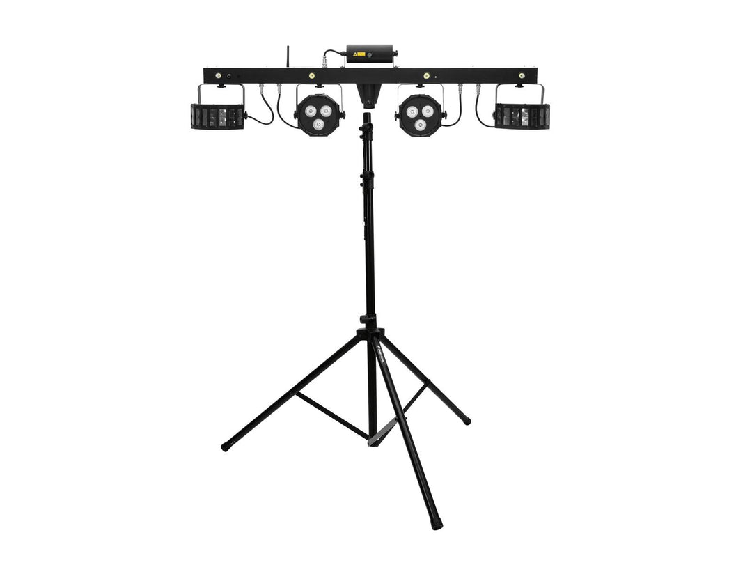 EUROLITE Set LED KLS Laser Bar FX Light Set + M-4 högtalarsystemstativ