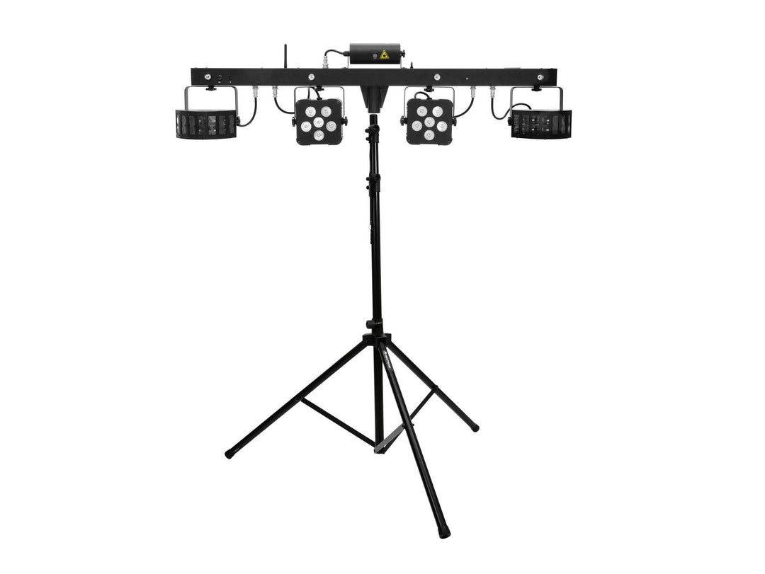 EUROLITE Set LED KLS Laser Bar PRO FX Light Set + M-4 högtalarsystemstativ