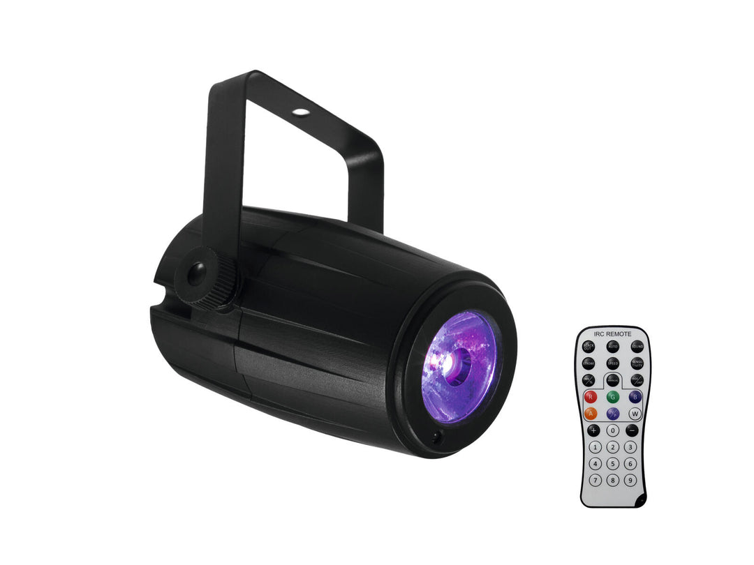 EUROLITE spegelkula 20 cm med motor + LED PST-5 QCL Spot bk