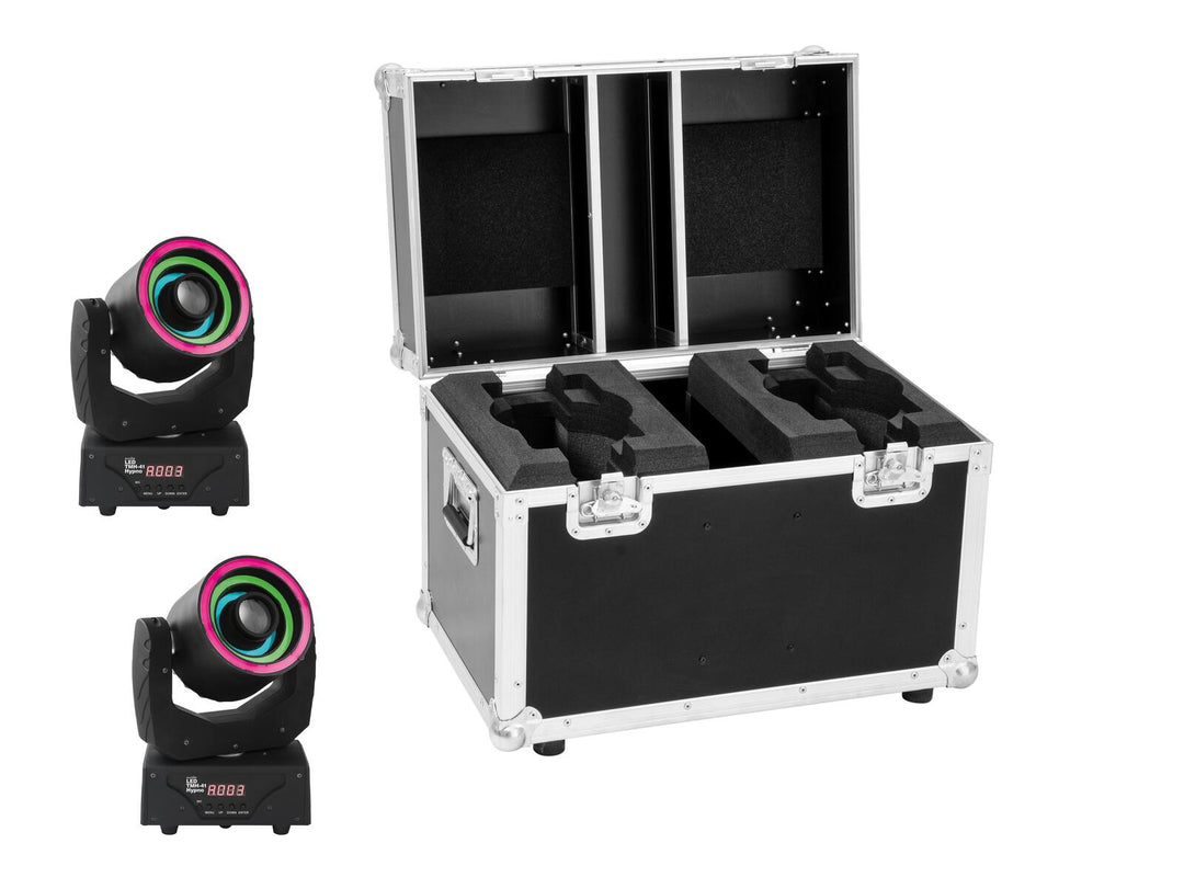 EUROLITE Set LED TMH-41 Hypno Movingheads Spot + fodral