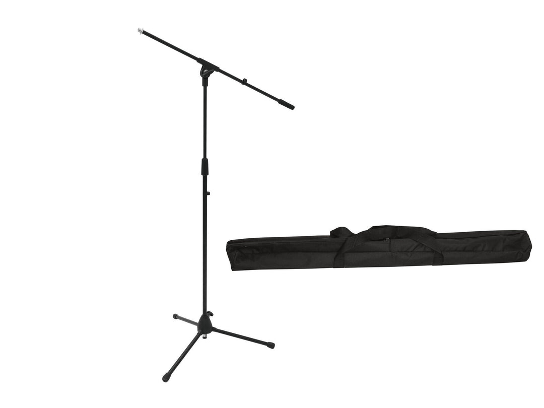 OMNITRONIC set med mikrofonstativ MS-2 med bom bk + väska