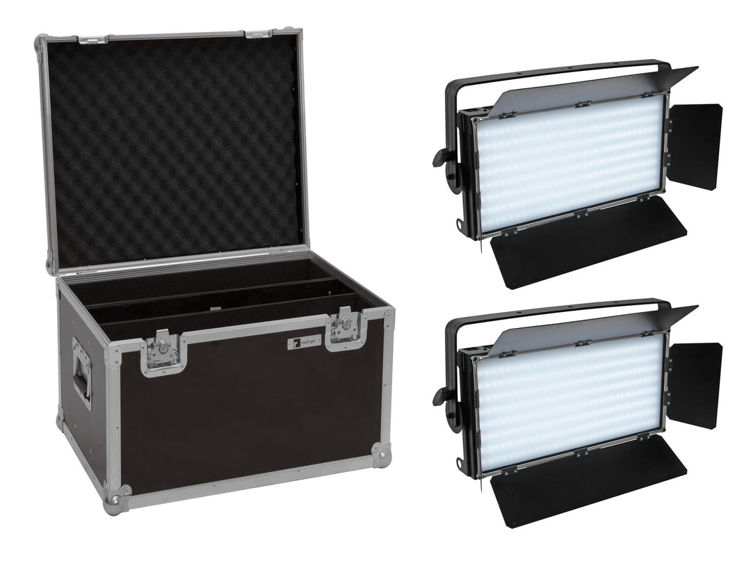 EUROLITE Set 2x LED PLL-480 QCL-panel + fodral