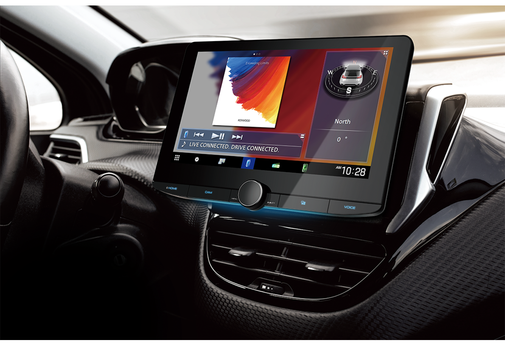 Kenwood DMX9720XDS Multimediaspelare med trådlös Apple CarPlay (10,1")