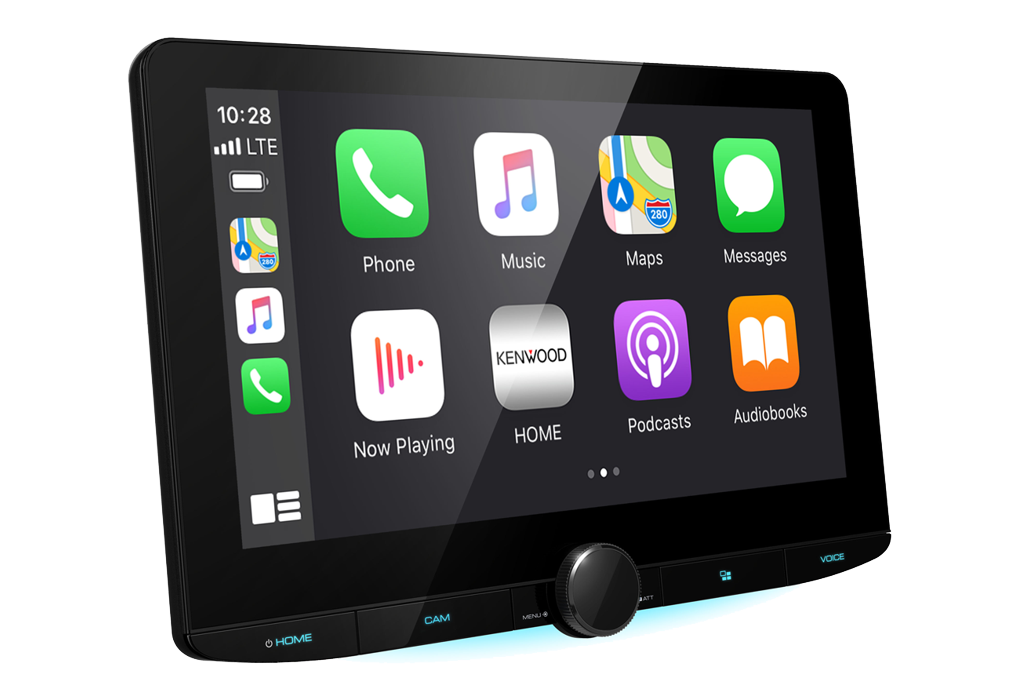 Kenwood DMX9720XDS Multimediaspelare med trådlös Apple CarPlay (10,1")