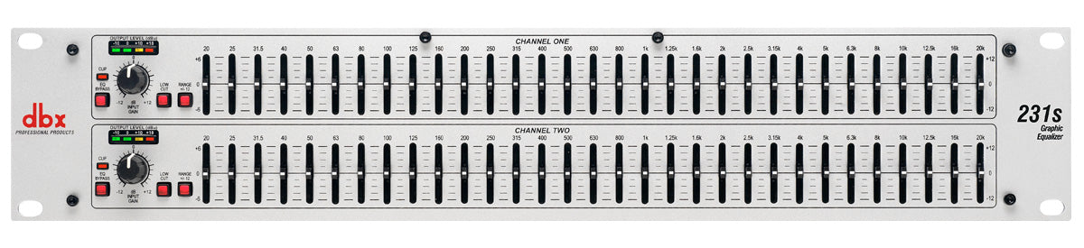 dbx 231S 2x 31-bands grafisk equalizer