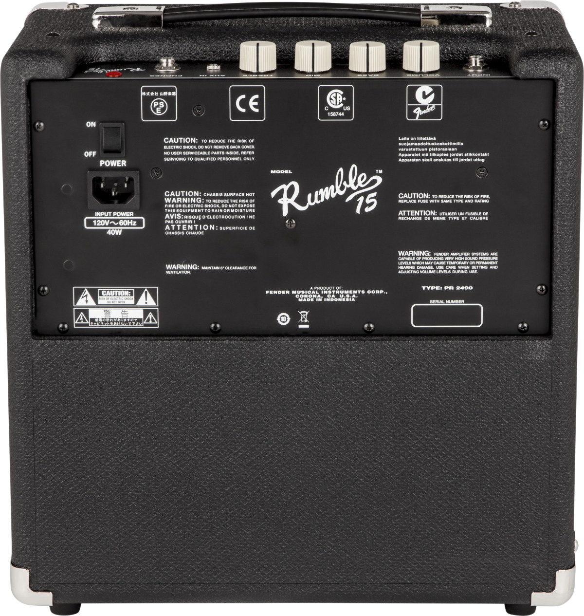 Fender Rumble 15 basförstärkare
