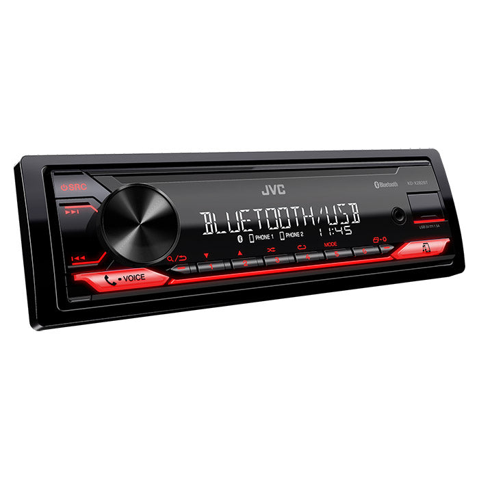 JVC KD-X282BT RDS-tuner utan skivspelare 100mm djup
