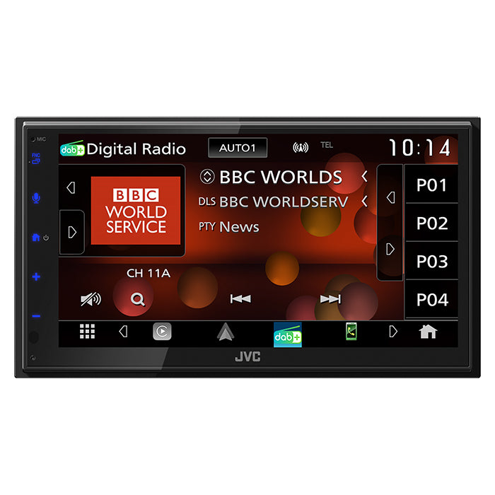 JVC KW-M695DBW Appradio Apple Carplay och Android Auto