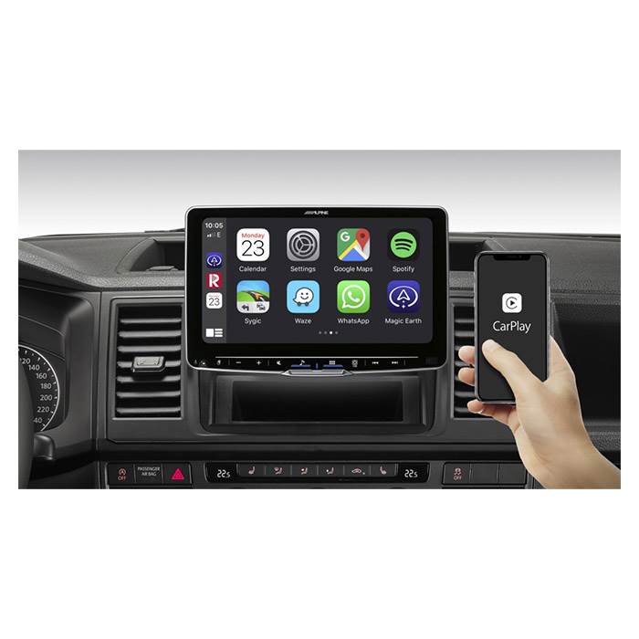 Alpine HALO9 ILX-F905D V2 - Trådlöst Carplay , Android, Bluetooth