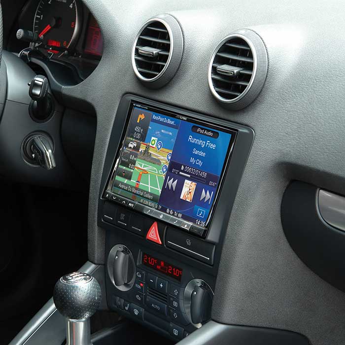 2-DIN 8" kit för Audi A3 utan display