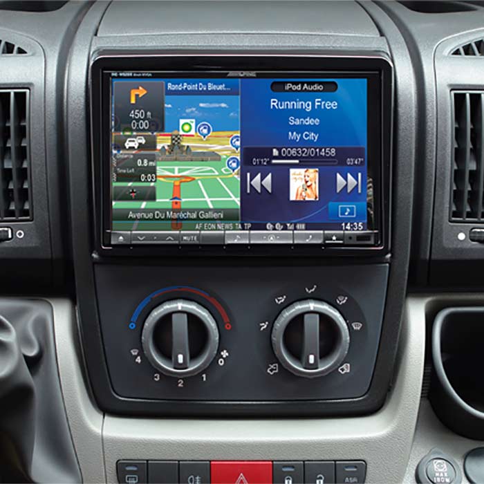 2-DIN 8" kit till Fiat Ducato III 2006->