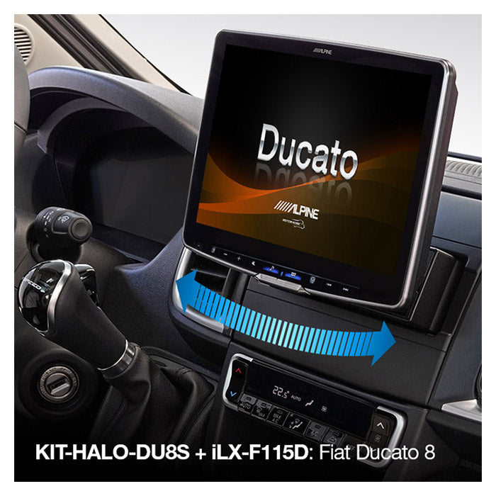 Alpine kit för Halo 9 och 11 till Fiat Ducato 8