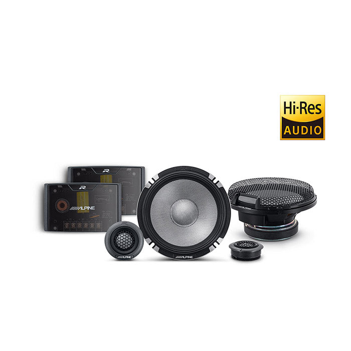 Alpine R2-S652 16.5CM PRO 2-vägs komponentsystem med högtalare