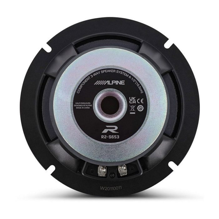 Alpine R2-S653 16.5CM PRO 3-vägs komponentsystem med högtalare