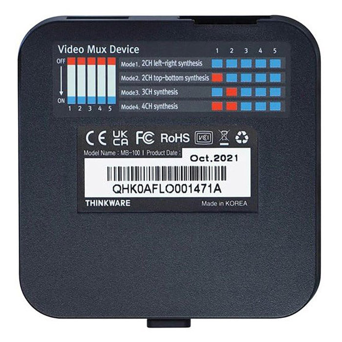 Alpine RVX-100 4-kamera-förlängningshub till DVR-F790