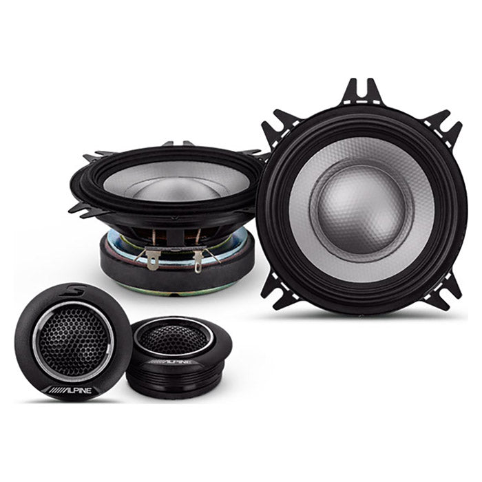 Alpine S2-S40C 10 cm högtalare 2-vägs komponentset