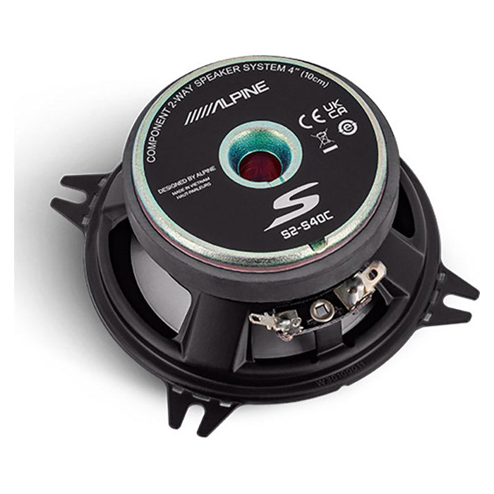 Alpine S2-S40C 10 cm högtalare 2-vägs komponentset