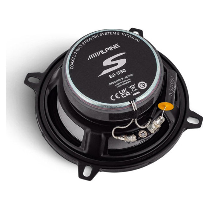 Alpine S2-S50 13cm högtalare 2-vägs koaxial