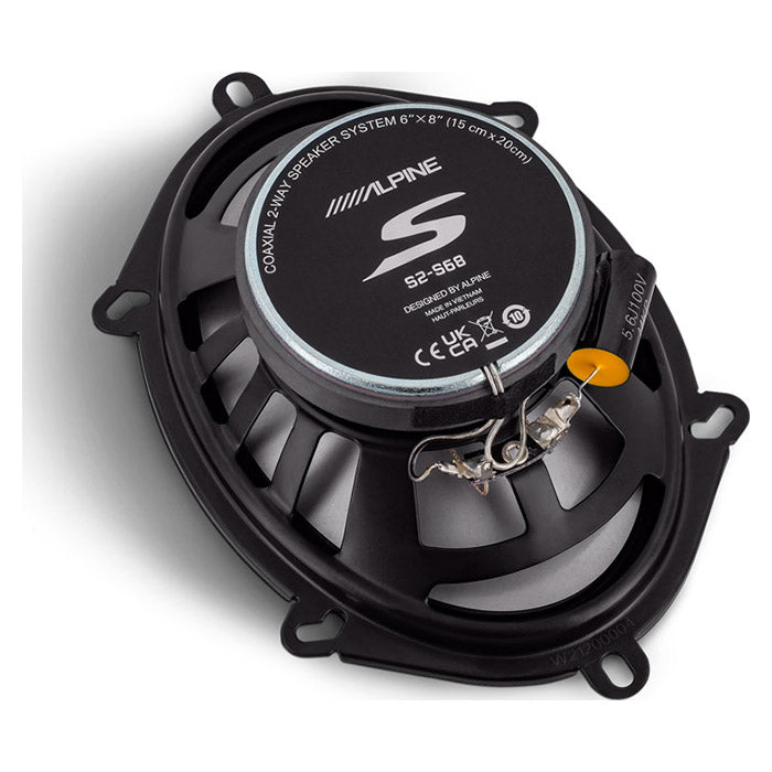 Alpine S2-S68 6x8" högtalare 2-vägs koaxial