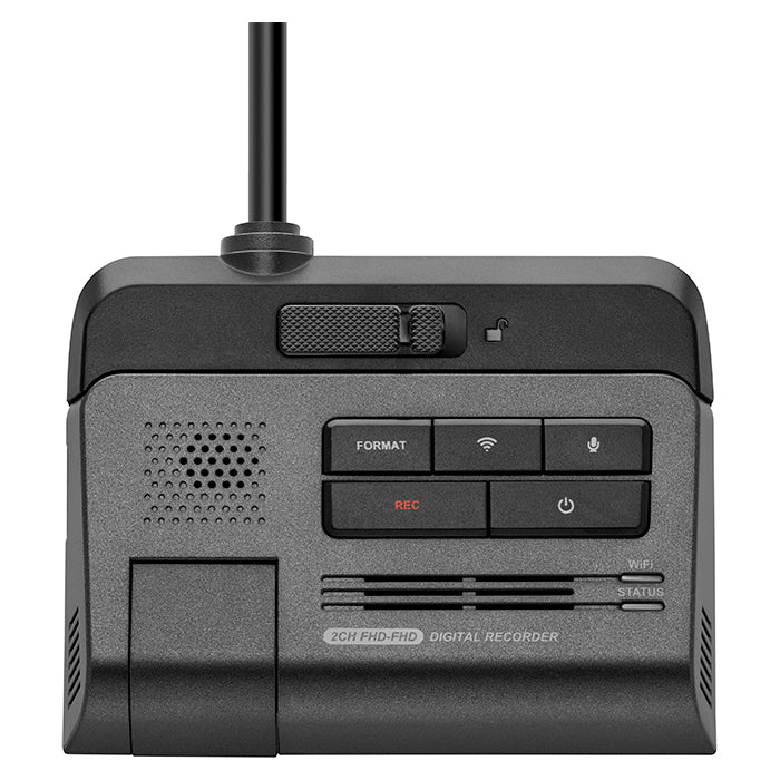 Alpine DVR-F790 dashcam-kit med 2 sidokameror