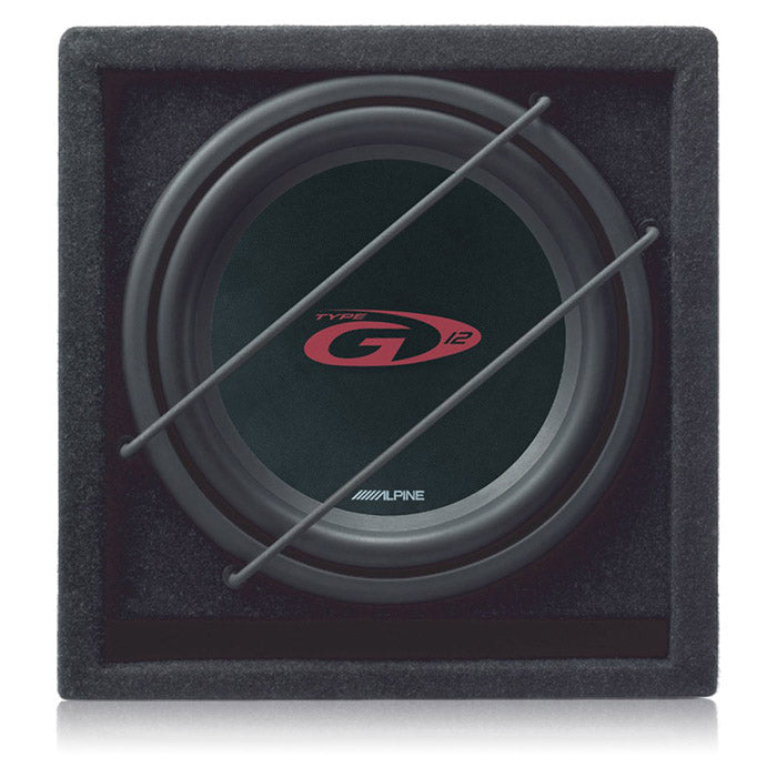 Alpine 12" subwoofer i kabinett 2 ohm (30cm)