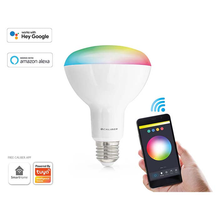 Caliber BR30 smart home LED-lampa vit/multicolor