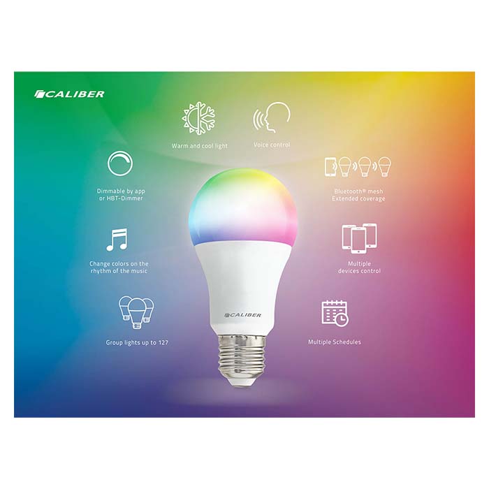 Caliber E27 Smart Home-startpaket LED-lampor vit/multi