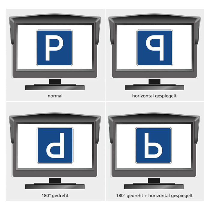 Ampire 7" monitor (För upp till 2 kameror)