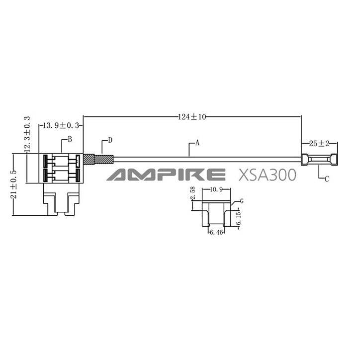 Ampire adapter för lågprofil-minisäkring 10A (ACN) - 1 st