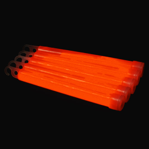 25 st Glowsticks 6'' med snöre (Orange)