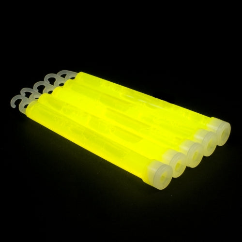 25 st Glowsticks 6'' med snöre (Gul)