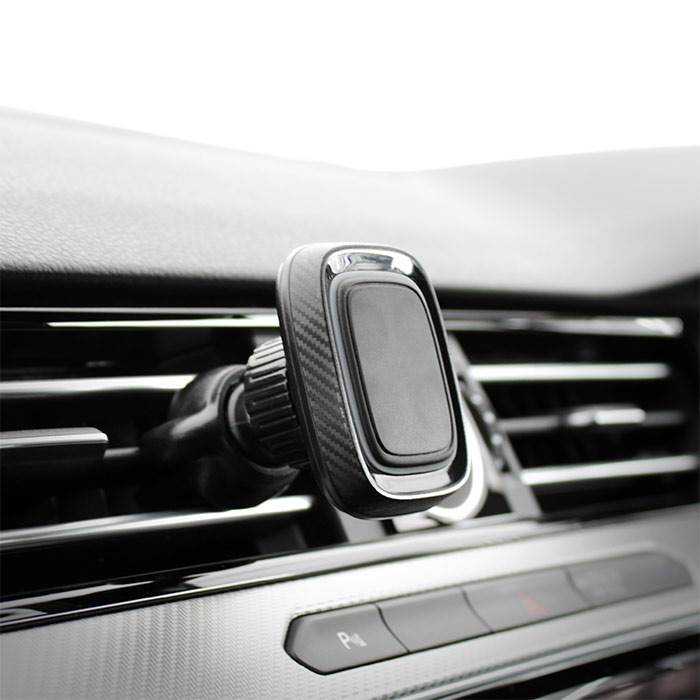 Magnetisk mobiltelefonhållare för luftmunstycke