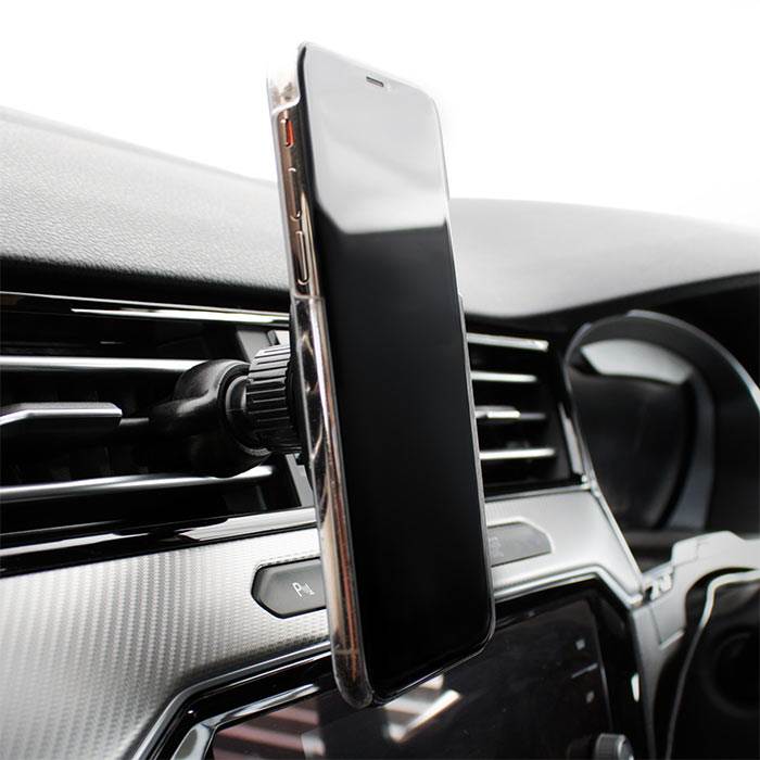 Magnetisk mobiltelefonhållare för luftmunstycke