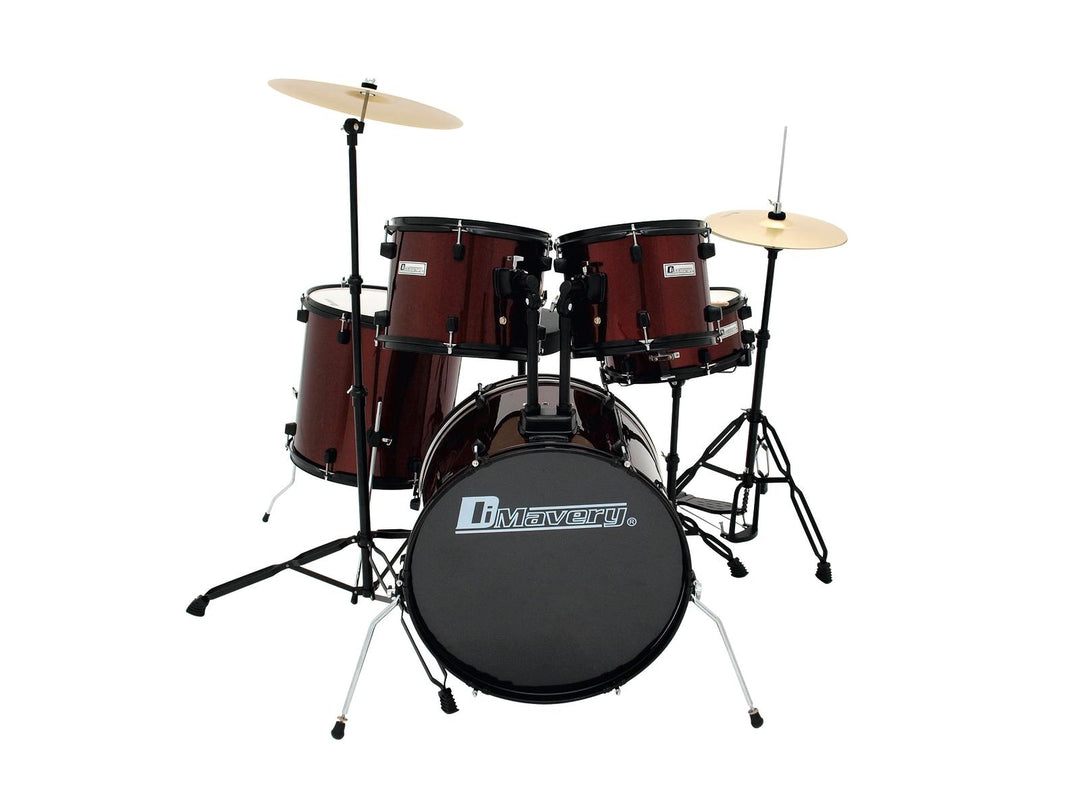 DiMavery DS-200 trumset, röd