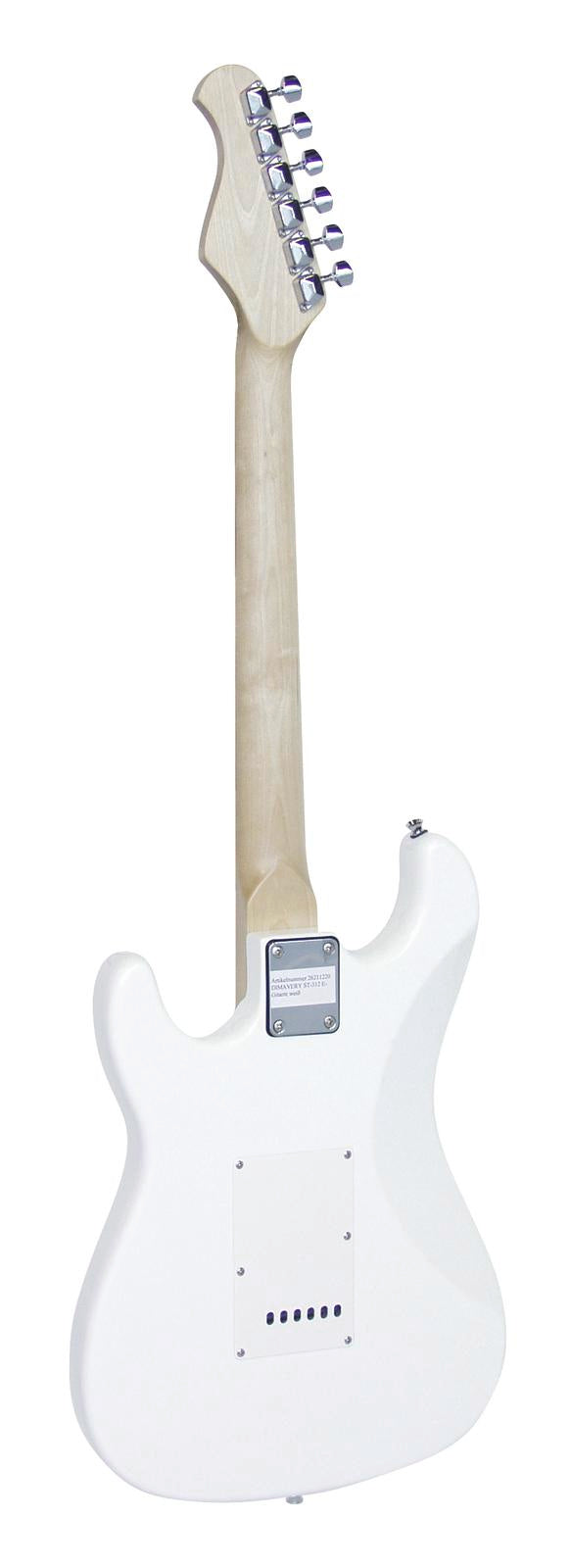 DiMavery ST-312 El-Guitar, Hvid