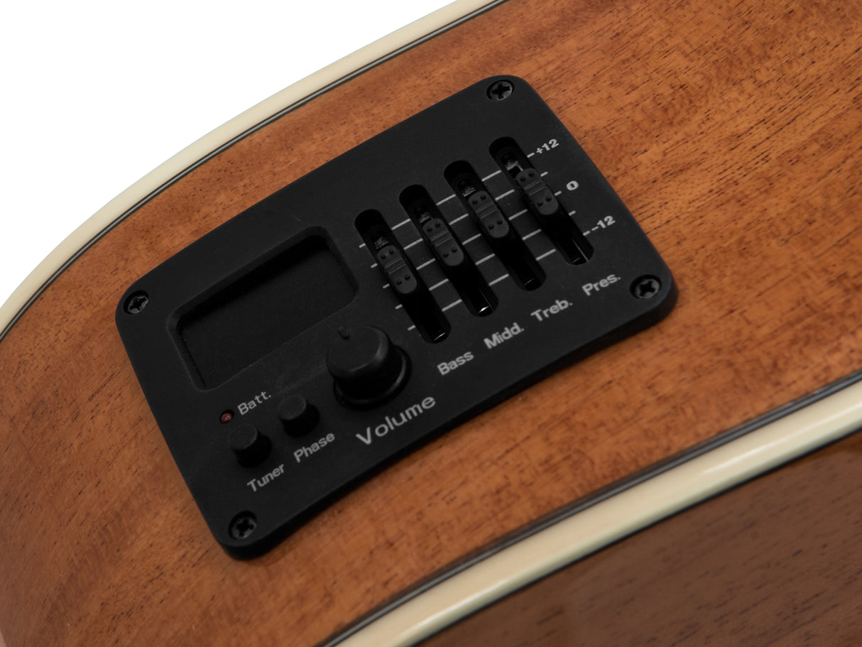 DiMavery JK-500 västerländsk gitarr - naturlig