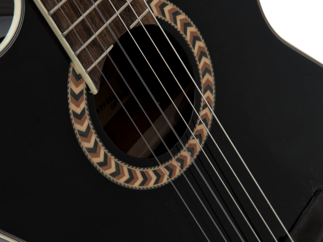 DiMavery CN-600L klassisk gitarr, svart