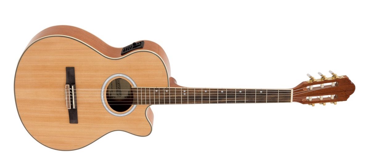 DiMavery CN-500 klassisk gitarr, naturlig