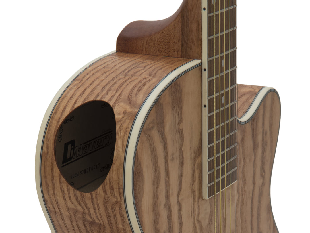 DiMavery SP-100 västerländsk gitarr - naturlig